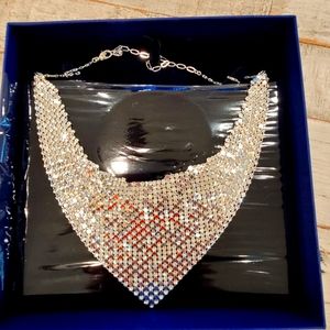Swarovski Fit Mesh Bib Necklace